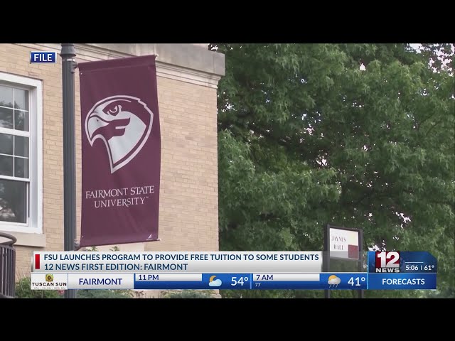 Fairmont State offering free tuition to some West Virginia students