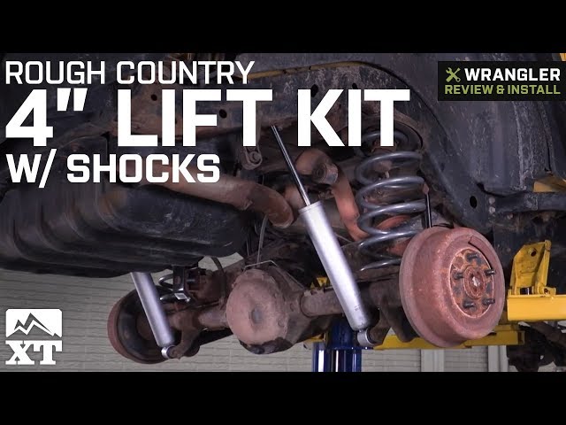 Jeep Wrangler Rough Country 4" Lift Kit with Shocks (2003-2006 TJ) Review & Install