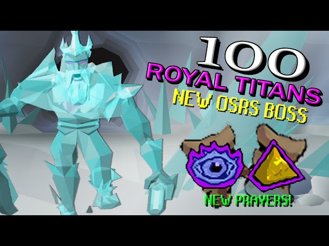 Loot from 100 Royal Titans (NEW OSRS Boss)