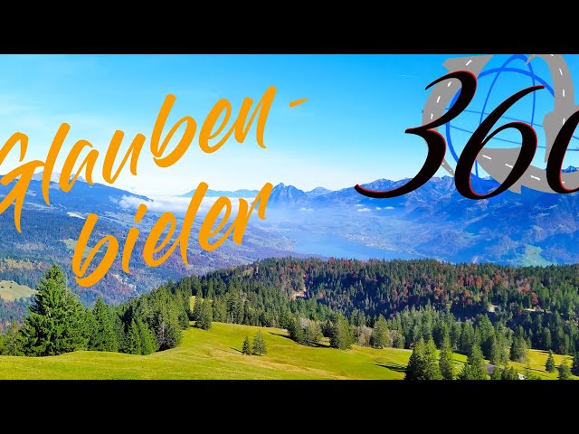 Glaubenbieler Panoramastrasse OW | 360 slow TV