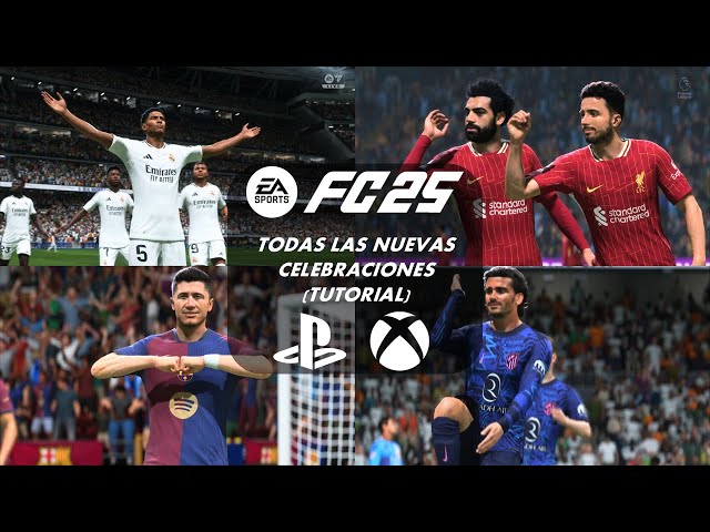 TODAS LAS NUEVAS CELEBRACIONES Y COMO HACERLAS (TUTORIAL) | EA SPORTS FC 25 | PLAYSTATION & XBOX