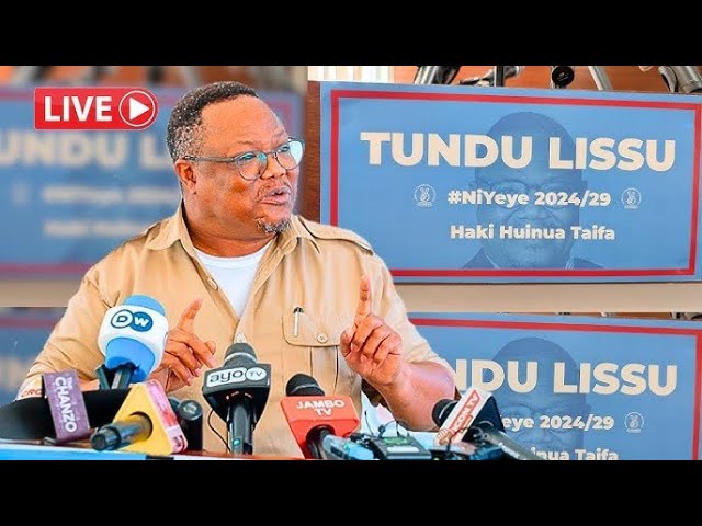 🔴LIVE:TUNDU LISSU AVUNJA UKIMYA AZUNGUMZA MUDA HUU MAKAO MAKUU CHADEMA.....