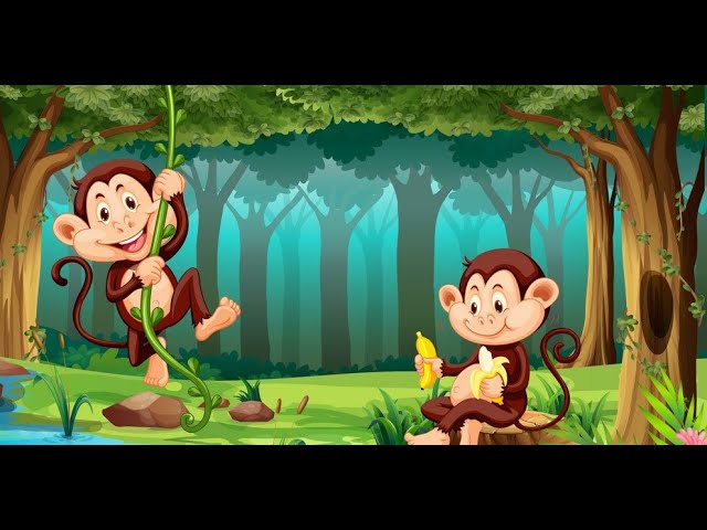 बंदर और बंदरिया की रोमांचक कहानी ।। bandar or bandariya ki  kahani ,cartoon kahani@kahanikamahaTV