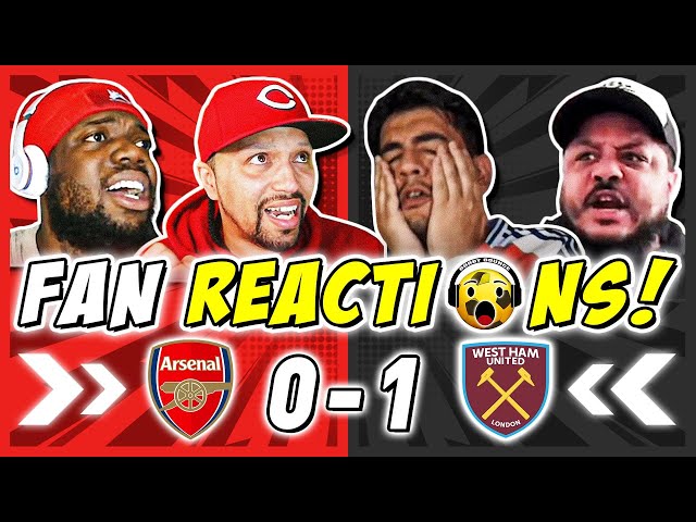 ARSENAL FANS DEVASTATED 😫 REACTION TO ARSENAL 0-1 WEST HAM | PREMIER LEAGUE FAN REACTIONS