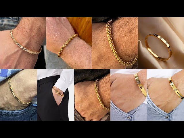 gold bracelet for men||bracelet designs in gold||men gold ||new mens bracelet designs in gold