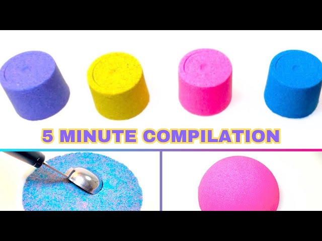 Cutting Sand ASMR ODDLY SATISFYING 5 Minute Compilation