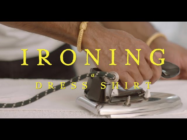 How to Iron a shirt with Rajiv Surendra