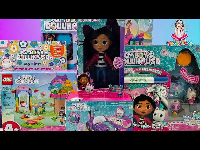 Dreamworks Gabby’s Dollhouse Toy Collection Unboxing Review l Color Changing Mermaid Pool Playset