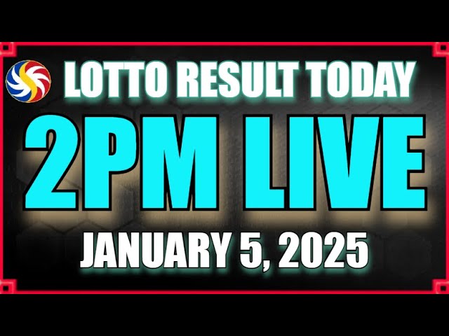 Lotto Result Today Draw Live January 5, 2026 2pm  Ez2 Swertres Pcso