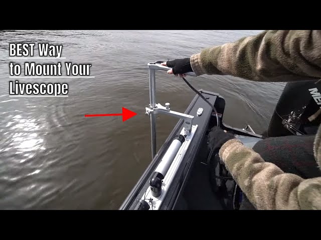 Best Garmin Livescope Mount for Your Boat! (Complete Setup Walk Through)