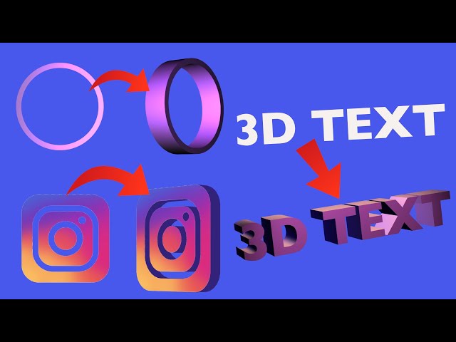 Transform Any Shape, Text, or Logo into Stunning 3D in Seconds! | After Effects Tutorial