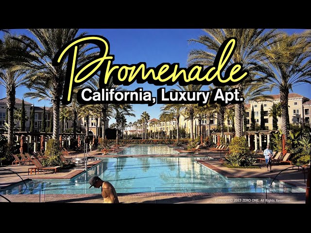 'Promenade at Irvine Spectrum' Luxury Apartment Walk 🇺🇸 Irvine, California, USA. 4K HDR