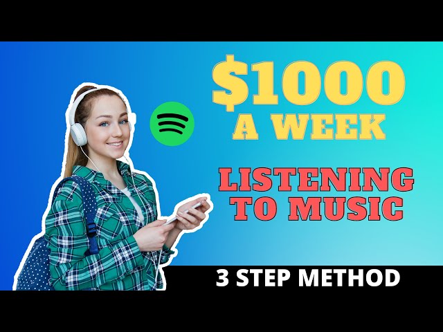 🎧🎶 Make $1000 Listening to Music (Make Money Online)