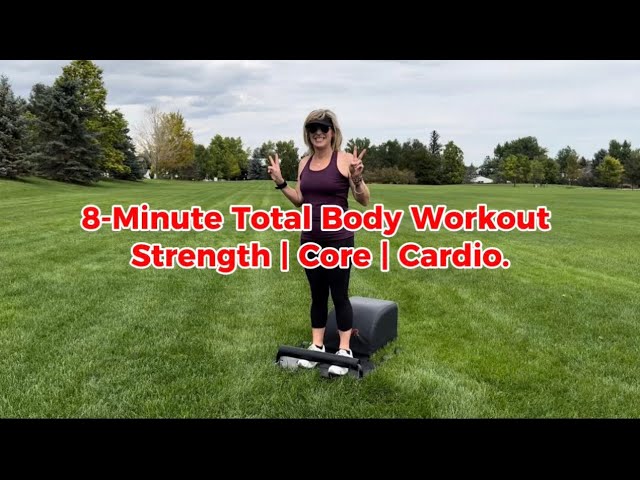 8-Minute Total Body Workout with Jacci | Strength, Core, Cardio | The Answer Movement