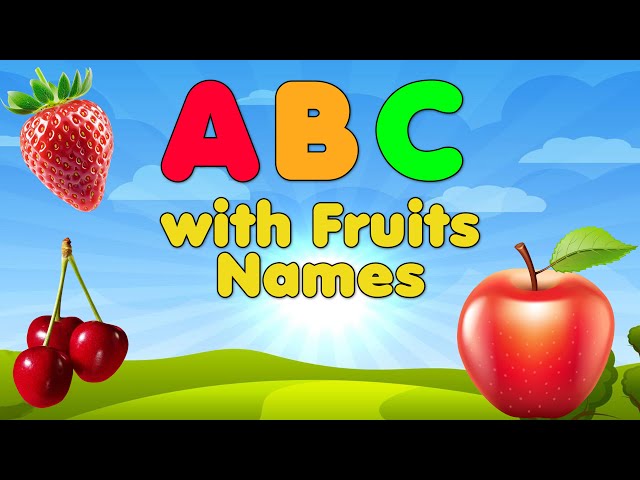 ABC with Fruits! Sing Along to Learn A-Z Fruit Names | Simplexity Kids