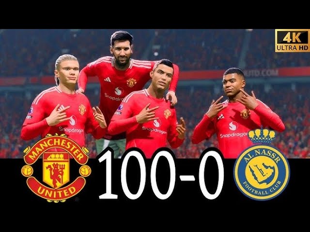 Manchester United  VS Al Nassr . EA SPORTS FC 25 Gamplay