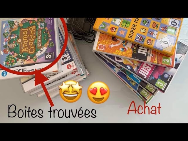 Achat cash et vide grenier;boîtes trouvées 😄👍