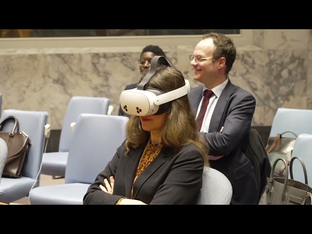 Security Council experiences VR screening | United Nations