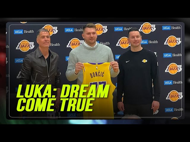 Luka Doncic welcomed as newest LA Laker | ABS CBN News