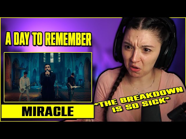 A Day To Remember: Miracle | FIRST TIME REACTION