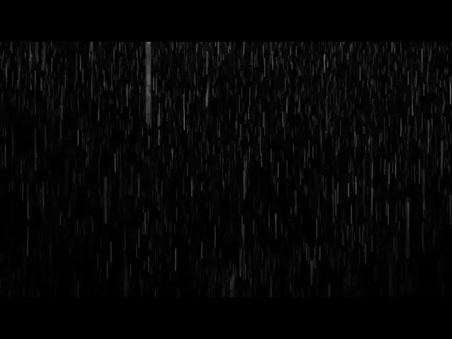 LIGHT RAIN Sounds for Sleeping BLACK SCREEN | Sleep and Relaxation | Dark Screen Nature Sounds