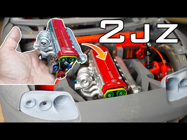 Part 16 / 3d printed fully detailed 2JZ  engine for supra