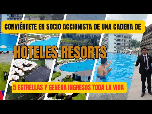 "🏨💎 Conviértete en Accionista de un Resort 5 Estrellas y Gana dinero toda la vida con el Turismo🚀💰"