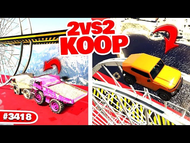 2VS2 KOOP endet im RAGE und TEAM PARKOUR🤝😂| GTA Koop Parkour