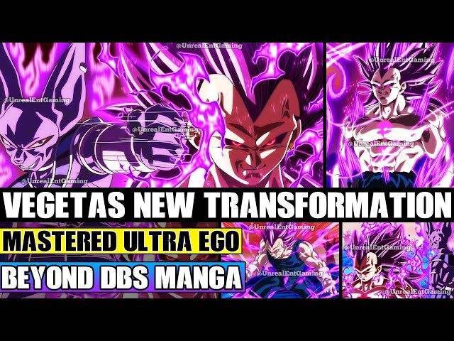 Beyond Dragon Ball Super Vegetas NEW Transformation Unleashed! Mastered Ultra Ego Vegeta Is Born