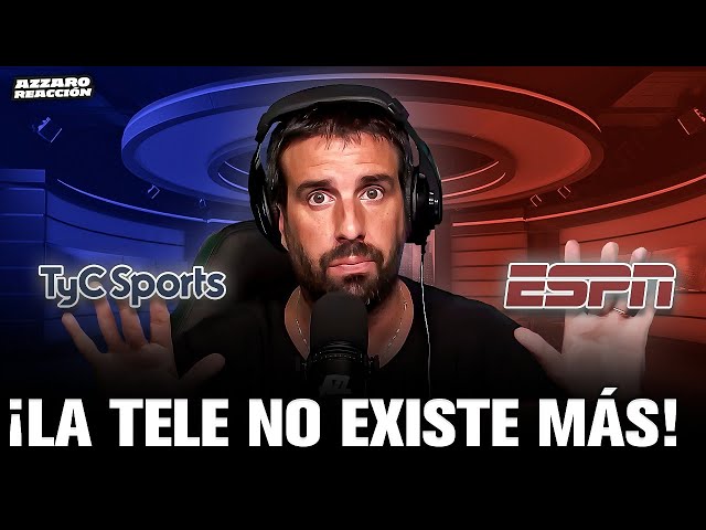 ESPN Y TYC PIERDEN CON AZZ Y CAEN EN RATING AÑO TRAS AÑO / AZZARO REACCIÓN