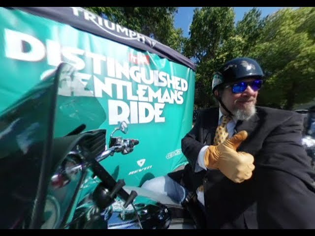 360 Camera VRBiker on the San Jose CA Distinguished Gentlemen's Ride (DGR) 2019