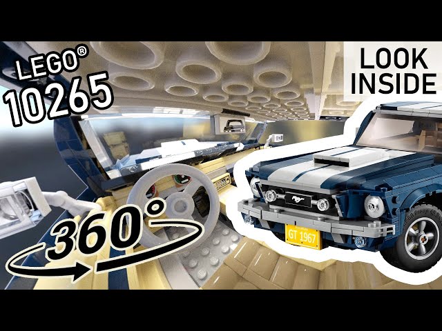 LEGO 10265 Ford Mustang 360 Video | Look Inside LEGO 360 Video | 10265 LEGO Technic Panorama