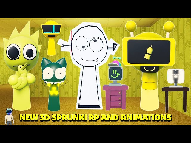 [ HUGE UPD! ] How to get 7 New Sprunki Morphs |  3D Sprunki RP And Animations  ! #roblox #sprunki