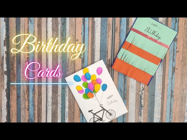 HOW TO MAKE BIRTHDAY CARD | BIRTHDAY CARD IDEAS | BIRTHDAY CARDS • Creative Chris & Rachel