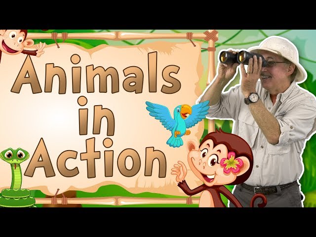 Animals in Action | Movement Song for Kids | Jack Hartmann