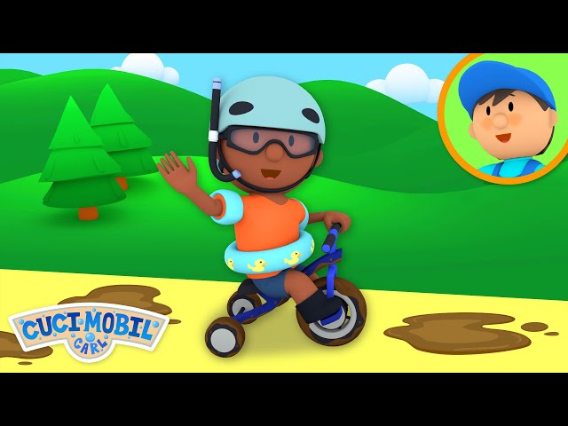 Sepeda Kecil Billy | Cuci Mobil Carl | Kartun Untuk Anak-Anak