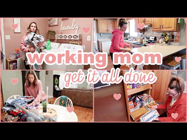 *NEW* GET IT ALL DONE | CLEAN AND DECLUTTER WITH ME | WORKING MOM WEEKEND GET IT ALL DONE