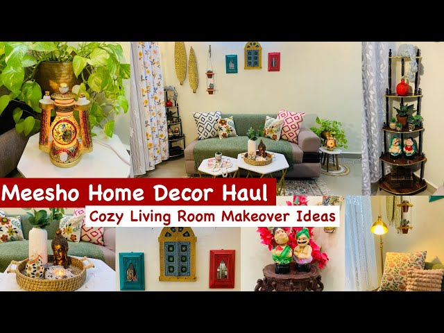 Meesho Home Decor Haul | Simplify Your Space with Cozy Living Room Makeover Ideas Starting @ Rs 273