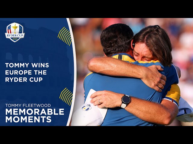 Tommy Fleetwood's Ryder Cup-Winning Back Nine | 2023 Ryder Cup