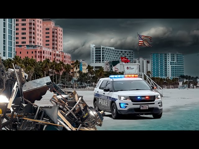 After Hurricane Milton Clearwater Beach Florida 4K Live Cam (Tampa Bay) Day 2