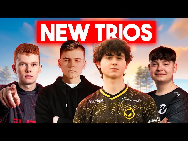 all NEW Trio's after HUGE Split Ups... (tayson, bugha, eomzo & more!)