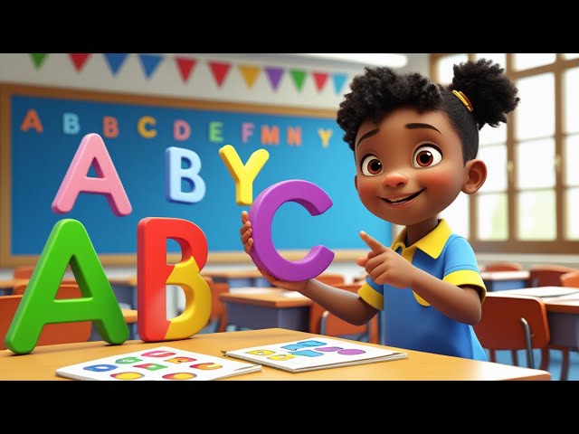 The Alphabet Song | Learn The ABCs With Animated Letters And Fun Colors  | Kidzoland