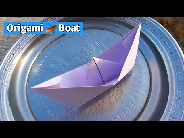 How To Make Traditional Paper Boat That Floats - Origami Boat