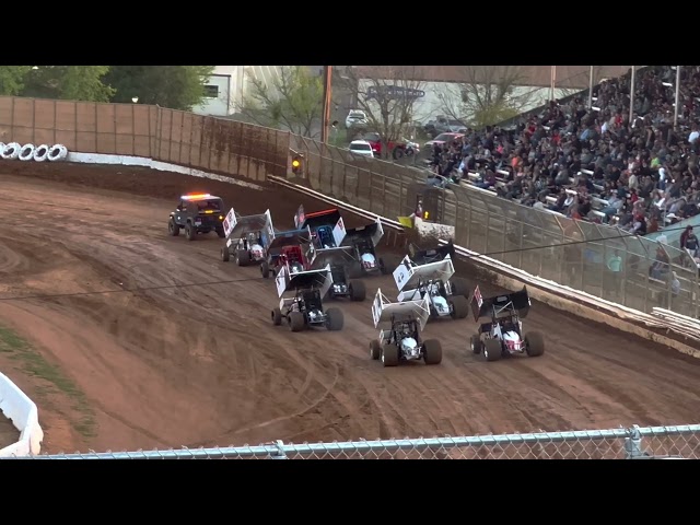 Heat Race 1 - 360 Sprint Cars Tribute to Al Hind At Hangtown Placerville Speedway April 9, 2022