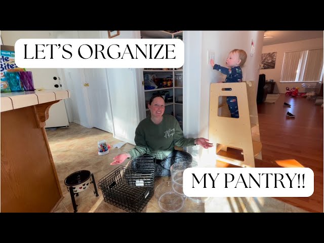 A Messy Pantry?! No Thanks! Organize Mine with Me! WITH BLOOPERS!