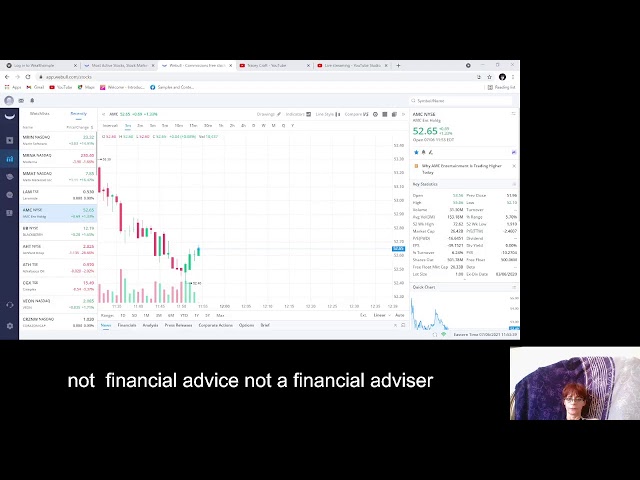 #AMC BASICS IN TRADING & Tracey Craft Live Stream!!!