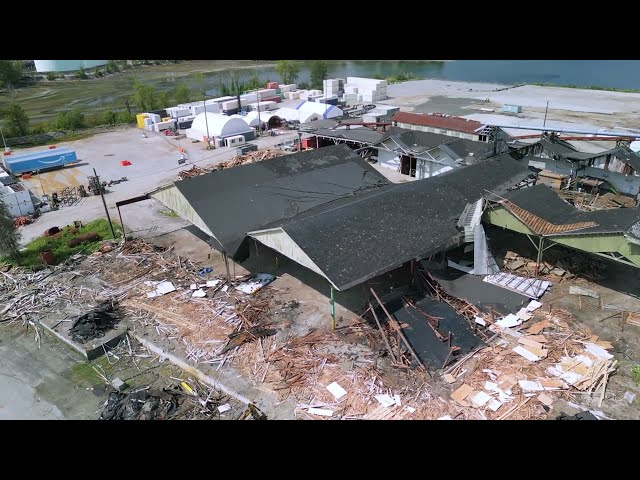 Deconstruction of Flavelle Sawmill, Port Moody BC. August 2024