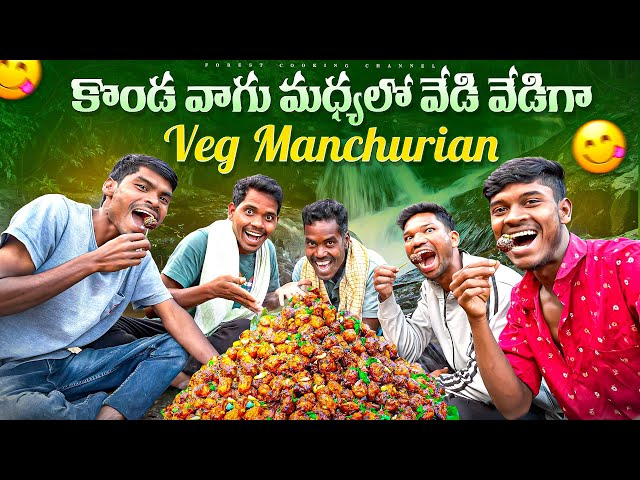 చల్లటి చలిలో వేడి వేడిగా Veg Manchurian అద్దిరిపోయింది😜🔥 Forest cooking channel