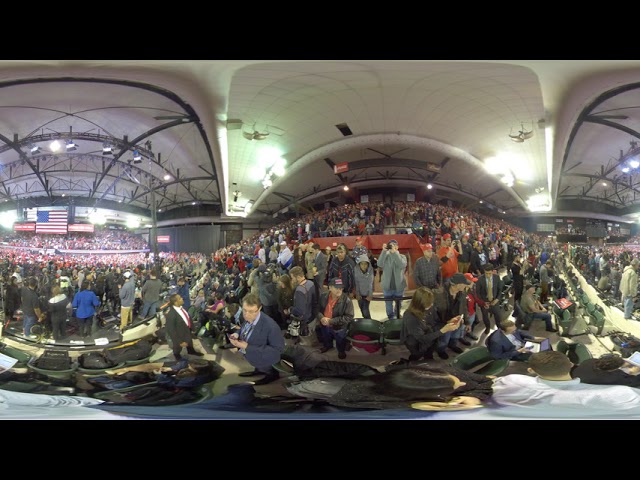 360° Look Inside the President Trump Rally in El Paso, TX