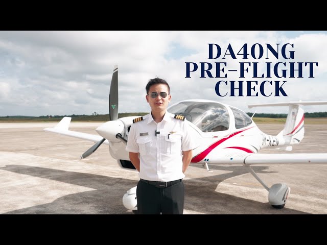 DA40 NG Preflight Check | Asia Aeronautical Training Academy